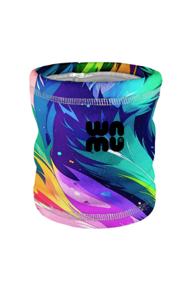 Dětský fleecový nákrčník Duhová kočka vel. S Wamu