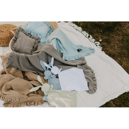 Mušelínový polštářek s volánkem T-Tomi