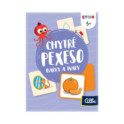 Chytré pexeso 2. vydání - Barvy a tvary Kvído