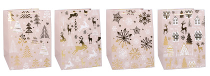 Dárková taška S 18x23x10 cm Vánoce