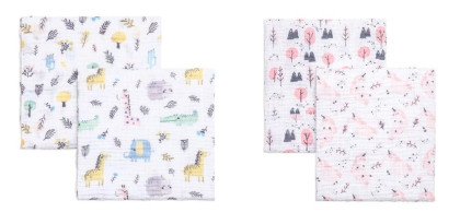 Funnababy Mušelínové plenky 2 ks 90 x 90 cm