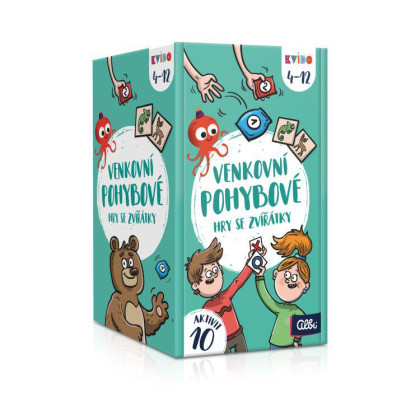 Venkovní pohybové hry se zvířátky Kvído