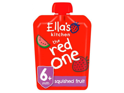 Ella's Kitchen BIO Red One ovocné pyré s jahodami (5x90 g)