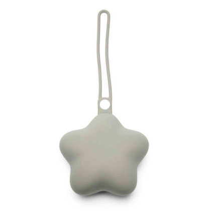 Silikonové pouzdro na dudlík Grey Star