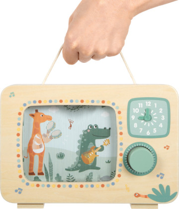 Dřevěná televizní hudební skříňka Safari Small foot