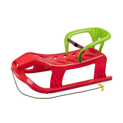 Plastové sáňky s opěradlem Baby Mix Snow Star