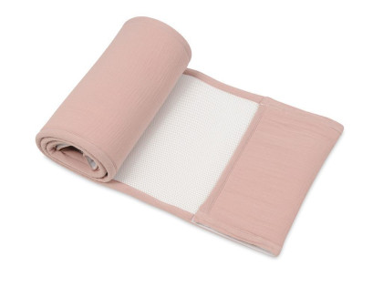 Mušelínový mantinel do postýlky Bump Air 180 x 30 cm Babymatex
