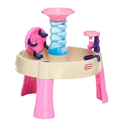 Spirálovitý vodní stůl - růžový