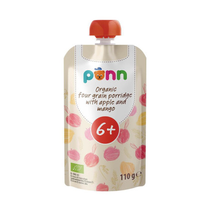 Salvest Ponn BIO Cereální kaše s mangem a jablkem (110 g)
