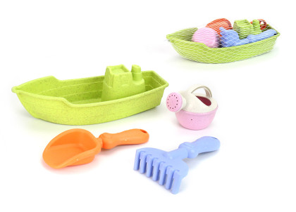 Sada na písek s lodí 22 cm