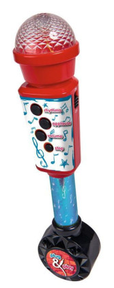 Elektronický mikrofon 28 cm, vstup pro MP3 Simba