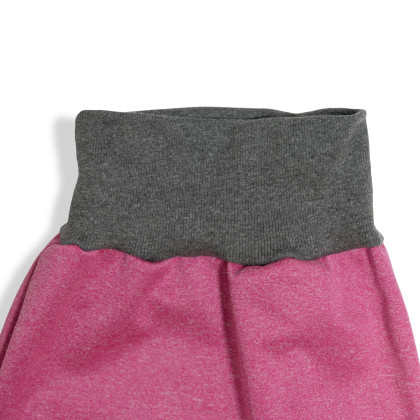 Dětské softshellové kalhoty Růžový melír - růžové Esito