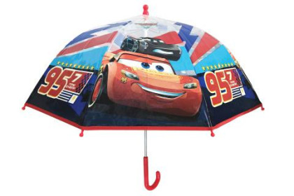 Deštník Cars 3 manuální průhledný