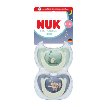 First Choice Night Dudlík 6-18 m 2 ks box Nuk