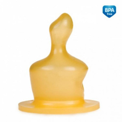 Savička 0-mini kaučuková anatomická 2 ks Canpol babies 