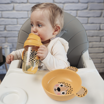 Miska s ušima BabiesBoo 400 ml žlutá Canpol babies