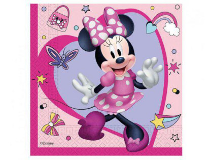 Ubrousky papírové EKO - Minnie Mouse (Junior) 33x33 cm / 20 ks