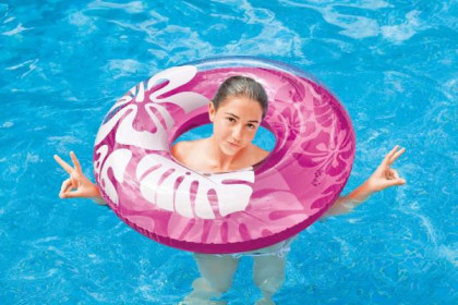 Kruh plovací Květiny 91 cm 59251 Intex