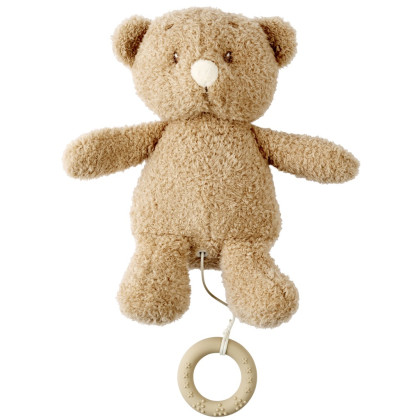Hračka plyšová hudební Teddy medvídek Nattou 24 cm, 0 m+