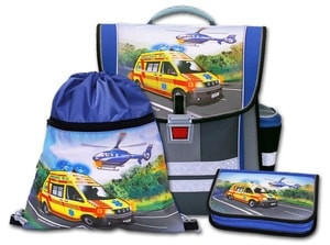 Školní aktovkový set Záchranáři 3-dílný Emipo 