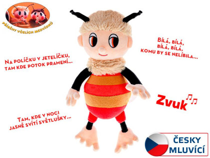 Včelí medvídek 29 cm plyšový s písničkami na baterie