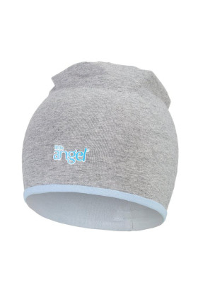 Čepice podšitá Outlast® Šedý melír /světle modrá