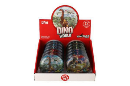 Vodní hra hlavolam dinosaurus kulatá 10 cm