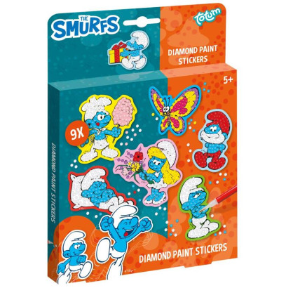 Šmoulové diamantové malování Samolepky Totum