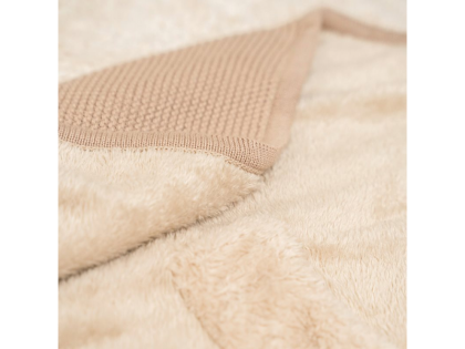 Deka zavinovací pletená 75x75 cm Beige