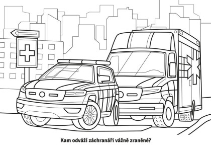 Omalovánky Záchranáři - Do akce!
