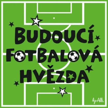 Kojenecká čepička s nápisem