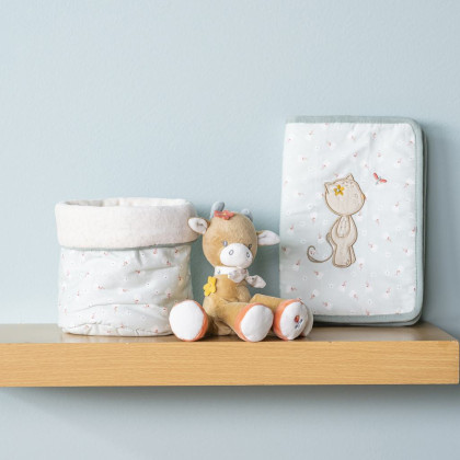 Kravička plyšová mini Mila 20 cm Mila, Zoe & Lana Nattou