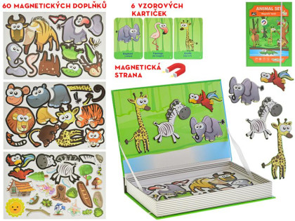 Magnetická kniha "Zvířátka" v sáčku