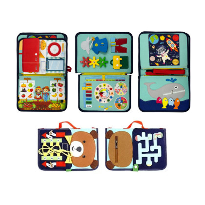 Senzorická busy kniha Medvídek 2Kids Toys