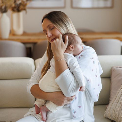 Mušelínové plenky Super Soft růžové 3 ks 70x70 cm BabyOno