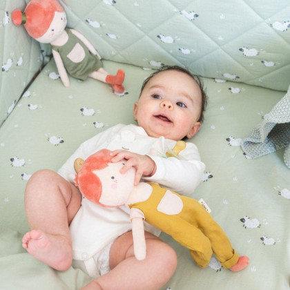 2-dílný bavlněný set do postýlky 0 m+ bonjourbébé