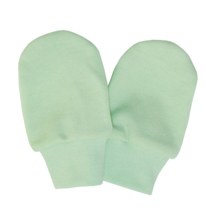 Rukavice bavlna jednobarevné zelená Esito