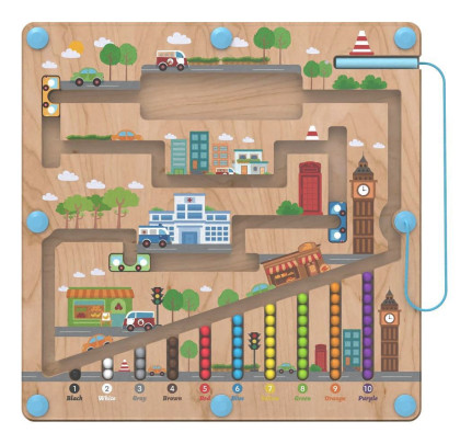 Toys Magnetická hrací deska City 2Kids