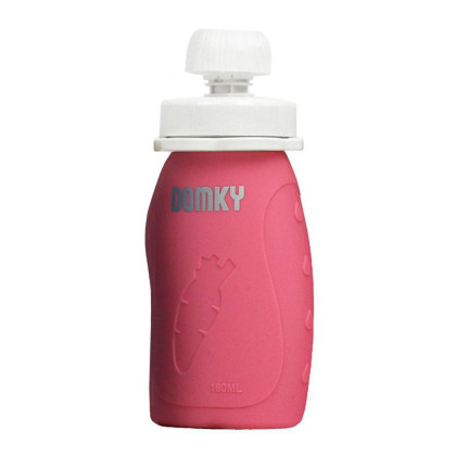 Plnitelná silikonová kapsička Domky 180 ml