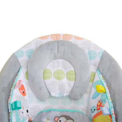 Lehátko vibrující s melodií Whimsical Wild 0 m+ do 9 kg 2019 Bright Starts