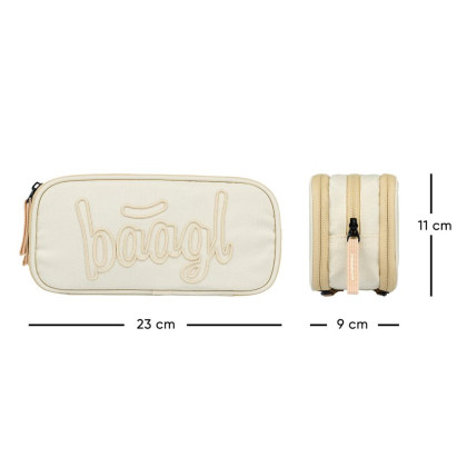 Set 3 Coolmate Beige: batoh, penál, sáček Baagl