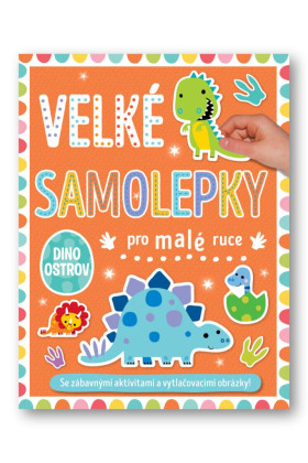 Velké samolepky pro malé ruce Dino ostrov