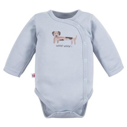 Zavinovací body Puppy Playtime modré s dlouhým rukávem Eevi