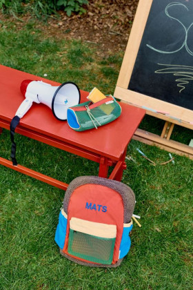 Midi Backpack batůžek Fiery red Studio Noos
