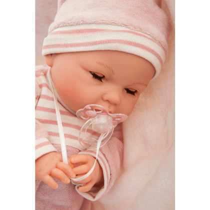 BIMBA 14155 - Mrkací panenka miminko se zvuky 37 cm