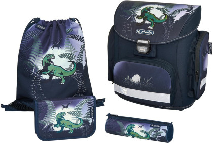 Školní batoh Herlitz Midi dinosaurus vybavený SET