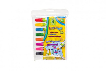 Fixy na textil 8ks barevné nevypratelné