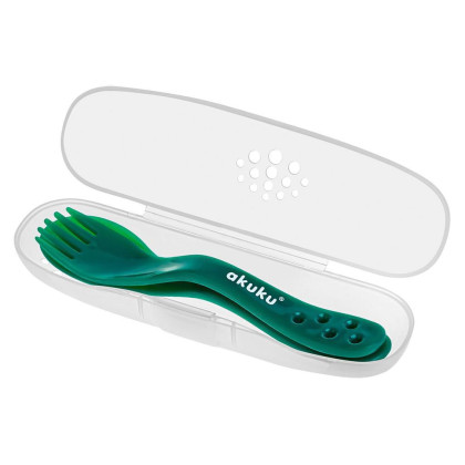 Lžička a vidlička v pouzdru Akuku