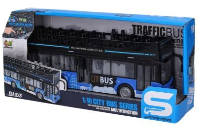 Autobus dvoupatrový vyhlídkový s efekty 28 cm
