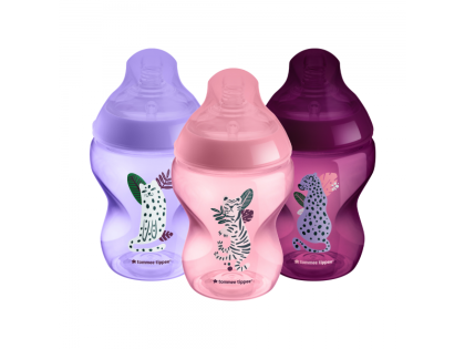 Kojenecká láhev C2N Jungle 260 ml 3 ks 0 m+